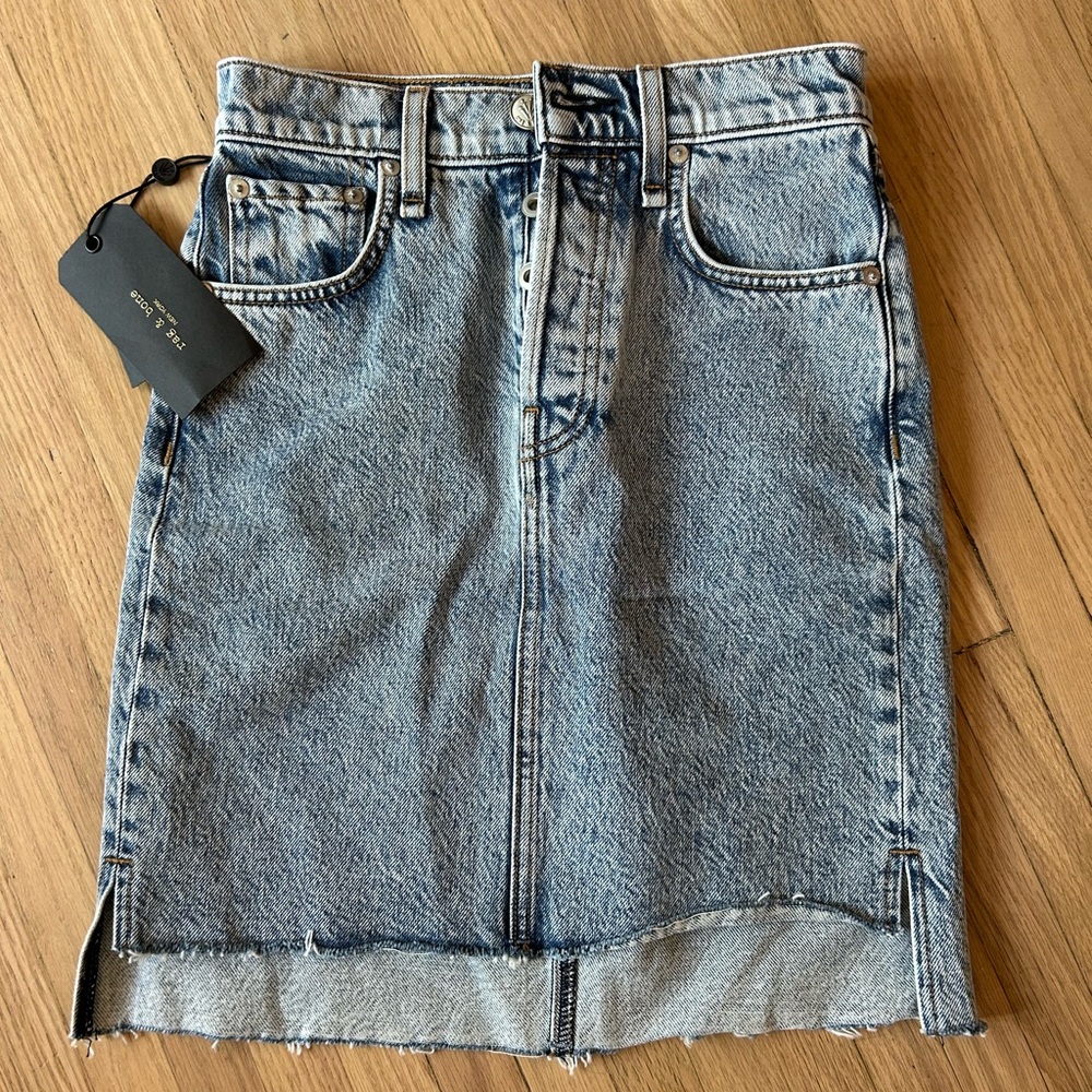 Rag & Bone Denim Skirt